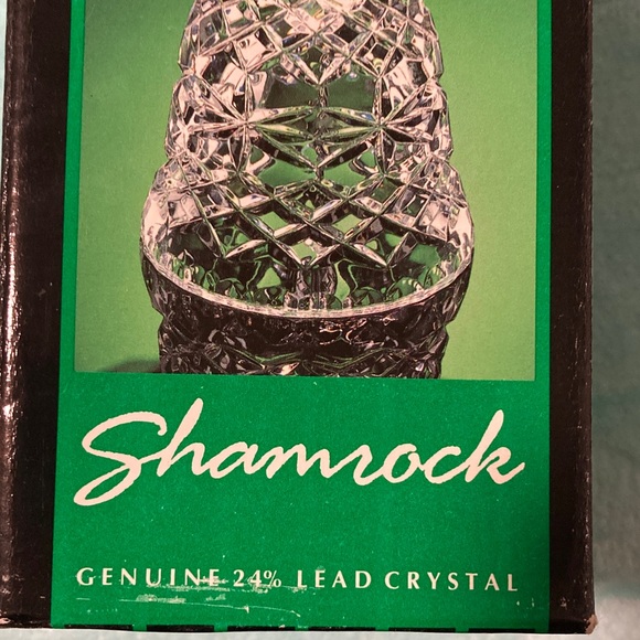 Genuine Crystal Shamrock Bell